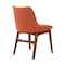 Armen Living Azalea Orange Fabric and Walnut Wood Dining Side Chairs, PK2 LCAZSIWAOR - alternate 5
